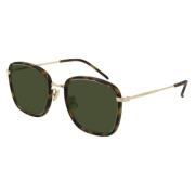 Saint Laurent Snygga solglasögon med metallram Brown, Dam