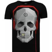 Local Fanatic Skull Bring The Beat - Man T Shirt - 5779Z Black, Herr
