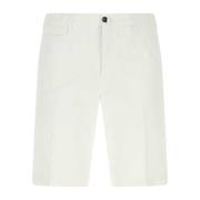 PT Torino Stretch bomull Bermuda shorts White, Herr
