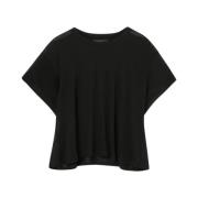 Dondup Casual T-Shirt Black, Dam
