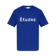Études T-shirt med logotyp Blue, Herr