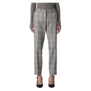 Fabiana Filippi Straight Trousers Gray, Dam