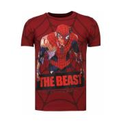Local Fanatic The Beast Spider Man - Herr T-shirt - 13-6228B Red, Herr