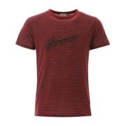 Saint Laurent Bomull Logo T-shirt - Herrmode Red, Herr