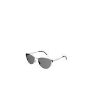 Saint Laurent Silver Solglasögon med tonade linser Gray, Dam