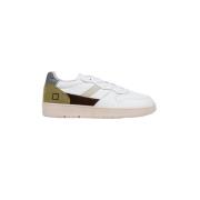 D.a.t.e. Vintage Vita och Blåa Court Sneakers White, Herr