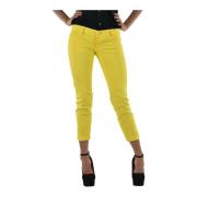 Dsquared2 Vibrant Yellow Capri Slim-fit Jeans Yellow, Dam