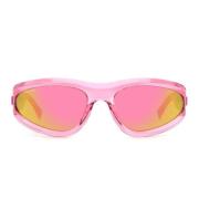 Dsquared2 Oregelbundna solglasögon med spegelglas Pink, Unisex