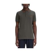 Fred Perry Modern Polo med Laurel Crown Logo Green, Herr