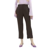 N21 Cropped Trousers Brown, Dam