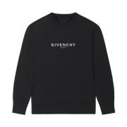 Givenchy Svart Givenchy Paris Sweatshirt Black, Herr