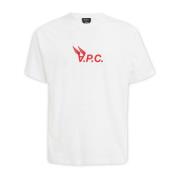 A.p.c. T-shirts White, Herr
