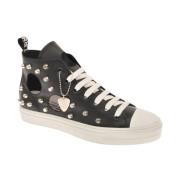 John Richmond Ankelsneakers med Kedjedetalj Black, Herr