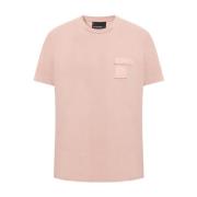 Neil Barrett Bomull T-shirt Pink, Herr