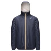 K-Way Kort Fleecefodrad Unisex Marinblå Väst Blue, Dam