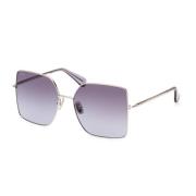 Max Mara Stiliga solglasögon för kvinnor Mm0062-H Design6 Black, Dam