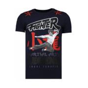 Local Fanatic Fighter Legend Rhinestone - Herr T shirt - 13-6211N Blac...