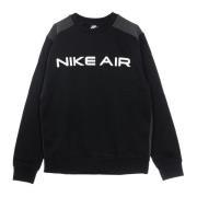 Nike Air Crew Sweatshirt Svart/Grå/Vit Black, Herr