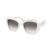 Prada Eleganta solglasögon för kvinnor White, Dam
