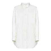Herno Oversized Skjorta för Kvinnor, Vit White, Dam