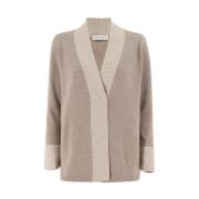 Le Tricot Perugia Cardigans Beige, Dam