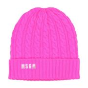 Msgm Msgm Hats Fuchsia Pink, Dam
