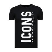 Local Fanatic T-shirt vertikala Icons - Online klädbutik för män - 636...