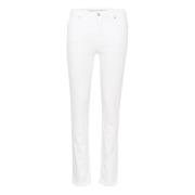 My Essential Wardrobe Slim-fit Trousers White, Dam