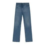 Salvatore Ferragamo Jeans med hög midja Blue, Dam