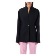 Salvatore Ferragamo Kravlös Blazer Black, Dam