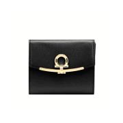 Salvatore Ferragamo Plånbok/korthållare Black, Dam