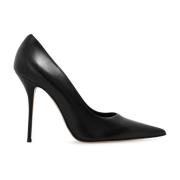 Casadei ‘Julia’ läder stiletto pumps Black, Dam