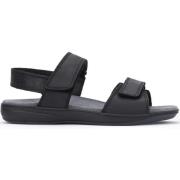 Mephisto Svart Lädersandal för Män Black, Herr