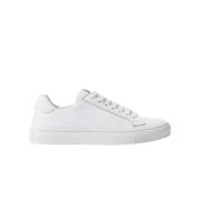 Scarosso Cecilia Klassiska Lädersneakers White, Dam