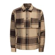 Only & Sons Brun Herrskjorta Brown, Herr