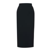 N21 Midi Skirts Black, Dam