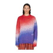 ERL Gradient Fuzzy-Knit Sweater Multicolor, Herr