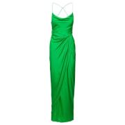 Gauge81 Long Dress Green, Dam