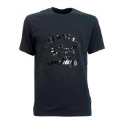 Paul & Shark T-shirt med tryckt logotyp 22411075 Black, Herr