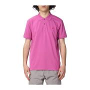 Peuterey Zeno Basic Polo Shirt - Fuchsia Pink, Herr