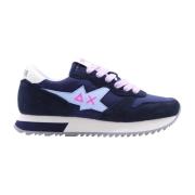 Sun68 Triangel Sneakers för kvinnor - Stiliga och bekväma Blue, Dam