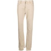 The Attico Beige Straight Leg Chinos Beige, Dam