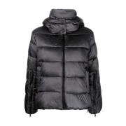 Twinset Kort Vadderad Jacka Black, Dam