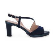 Cinzia Soft High Heel Sandals Blue, Dam