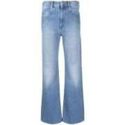 Isabel Marant Étoile Ljusblå High-Rise Bootcut Jeans Blue, Dam