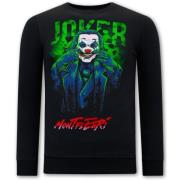 True Rise Sweatshirts för män Joker - 3762 Black, Herr