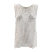 P.a.r.o.s.h. Sleeveless Tops Beige, Dam