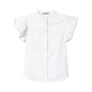 Twinset Basic Skjorta White, Dam