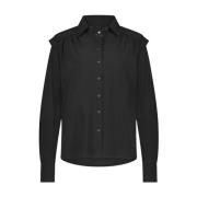 Jane Lushka Stilren Svart Teknisk Jersey Blus Black, Dam