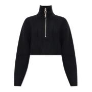 Eytys ‘Kylo’ cropped sweater Black, Dam